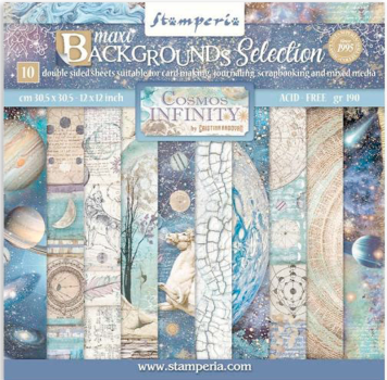SBBL112 Stamperia Scrapbooking Pad - Cosmos Infinity Backgrounds