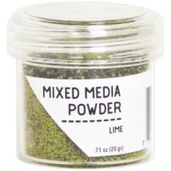 Mixed-Media Powder Lime