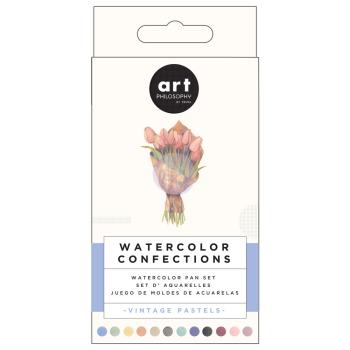 ❀Prima Marketing Art Philosophy Watercolor Confections - Vintage Pastels ❀