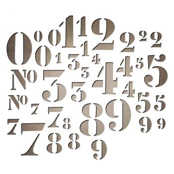 Stanzschablonen-Set - Stencil Numbers