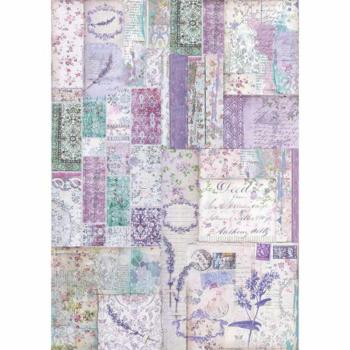 Stamperia Reispapier -  Provence Patchwork