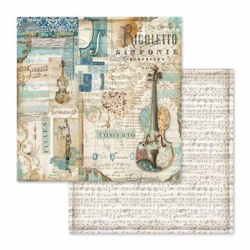 Stamperia Scrapbooking Papier · Music Rigoletto Violin