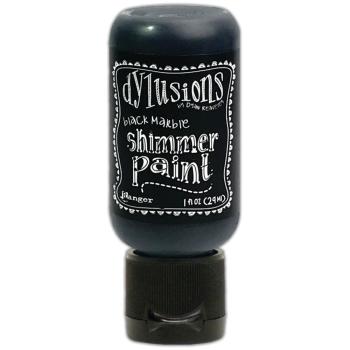 ❀ Dylusions Shimmer Paint Black Marble ❀