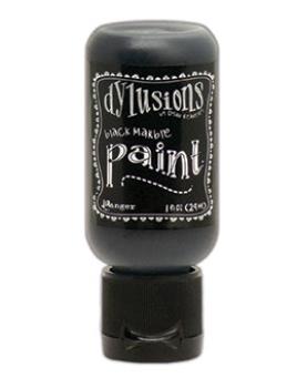 Dylusions Paint BLACK MARBLE