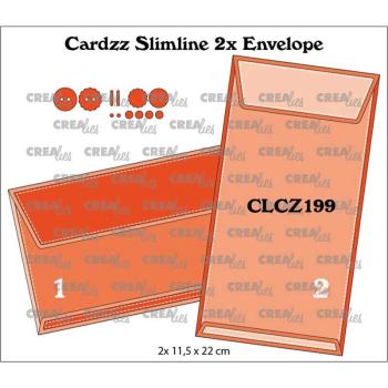 CreaLies Cardzz Dies No. 199 Slimline Envelope