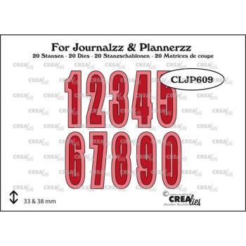 CLJP609 CREALies Stanzschablonen - Zahlen