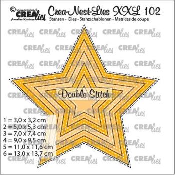 Crealies Crea-Nest-Lies XXL No. 102 STAR