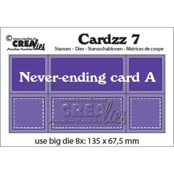 Cardzz Stanzschablone No.7 – NEVER-ENDING-CARD AR Baschtelhuette.ch