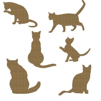 Lasercut - Cats - Katzen