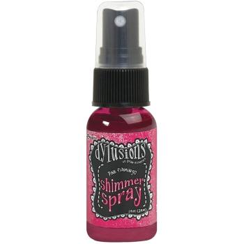Dylusions Shimmer Spray - Pink Flamingo