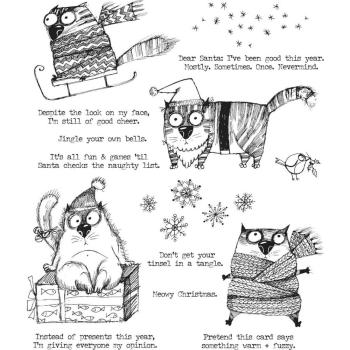 Tim Holtz SNARKY CAT CHRISTMAS