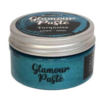 K3P61C ♥Stamperia Glamour Paste Turquoise♥Baschtelhuette.ch