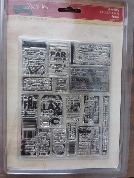 Stempelset Ephemera Collections from the Journey