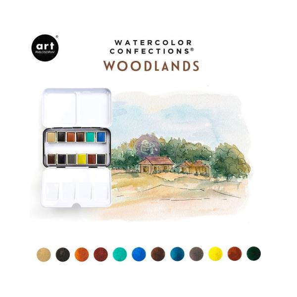 Prima Marketing Art Philosophy Watercolor Confections - Woodlands