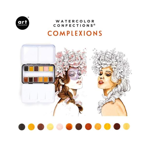 ❀Prima Marketing Art Philosophy Watercolor Confections - Complexion ❀