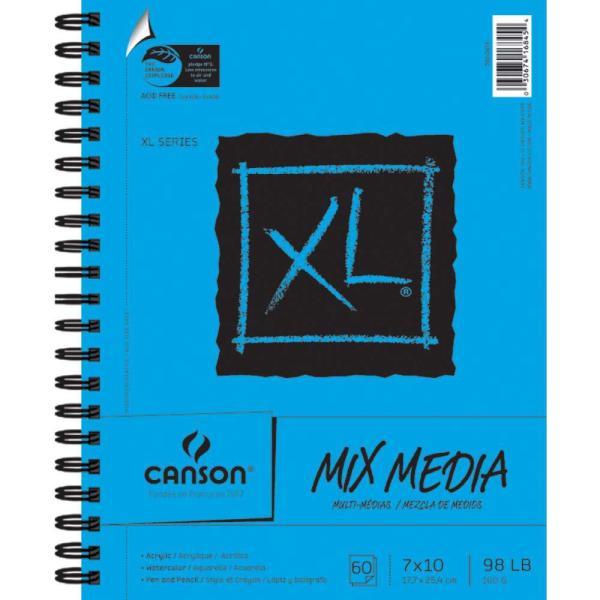 Canson - Mix Media Spiralblock 7" x 10"