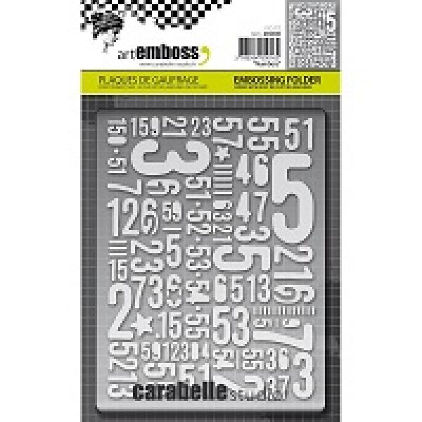 Carabelle Prägeschablone -  Numbers
