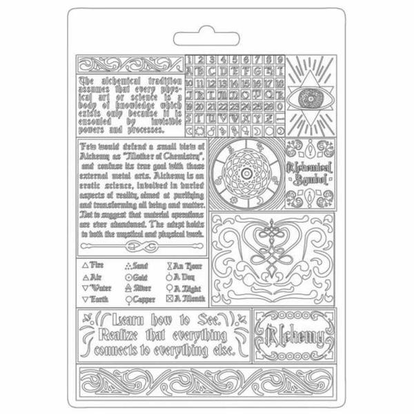 K3PTA5609 Alchemy WRITINGS - Stamperia - Texture Impressions