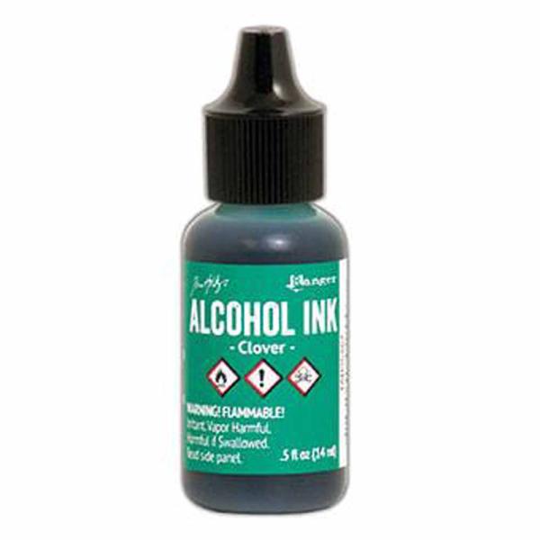 ✸Tim Holtz Alcohol Ink Clover✸