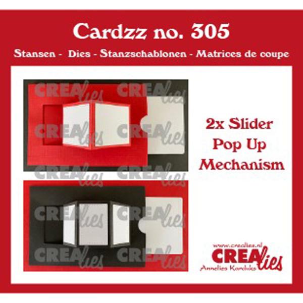 Cardzz Stanzschablonen No.305 - Slider Pop Up Mechanismus