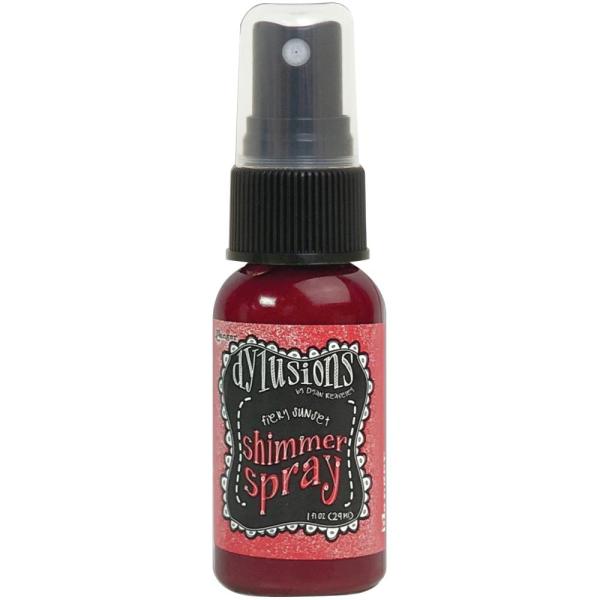 ❀ Dylusions Shimmer Spray - Fiery Sunset ❀