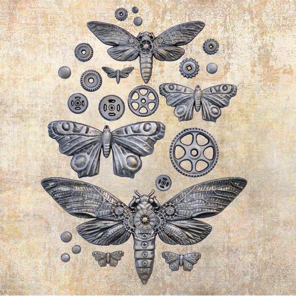 ⚛Finnabair Silikonform - Mecha Moth