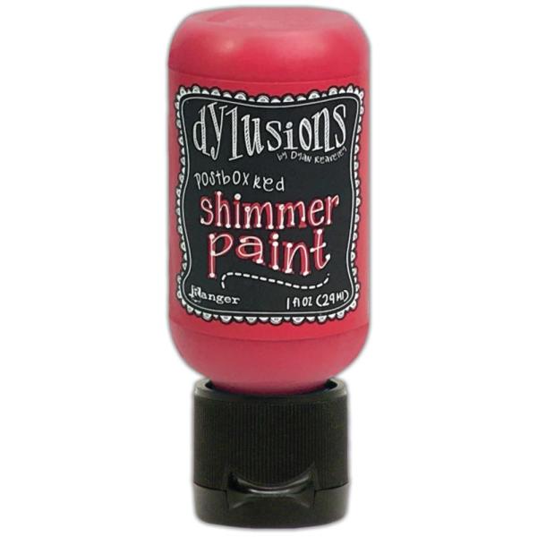 ❀ Dylusions Shimmer Paint Postbox Red ❀