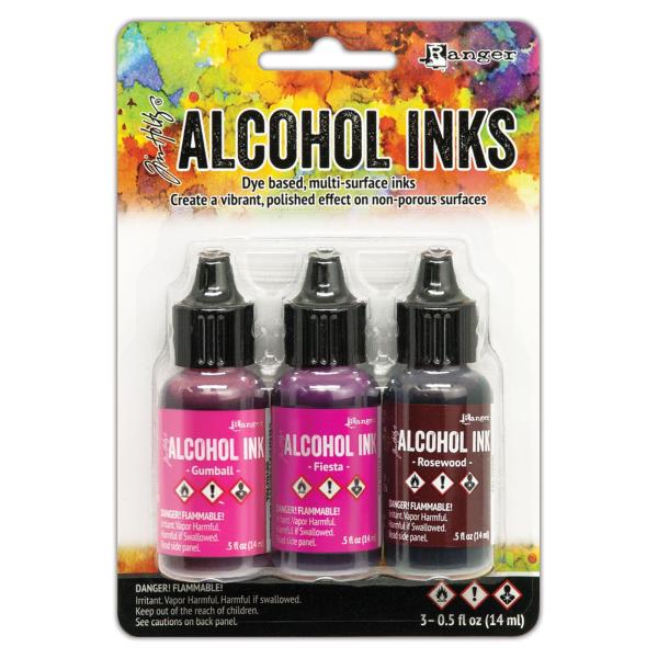 ✸Tim Holtz Alcohol Ink Kit Pink Red Spectrum✸igo Violet Spectrum✸