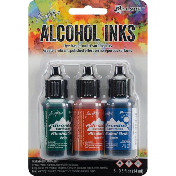 Tim Holtz Alcohol Ink Kit# Rustic Lodg
