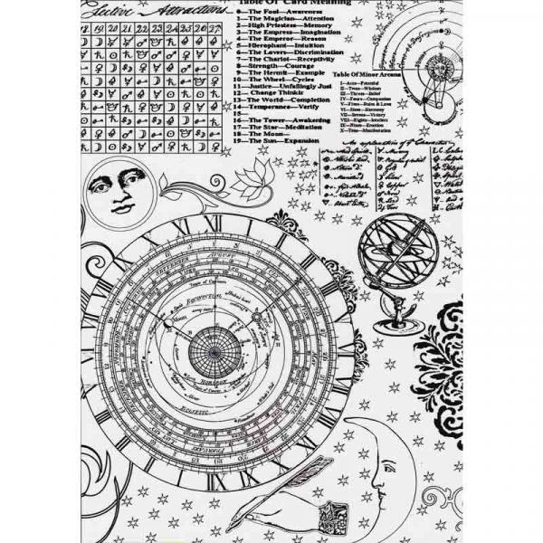 SBA419 Clear Prints Alchemy Stamperia · Baschtelhuette