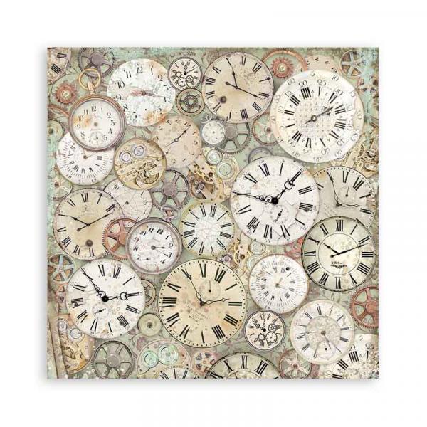 SBBL100 Stamperia Scrapbooking Paper Pad - Lady Vagabond Backgrounds Selection 12" x 12"