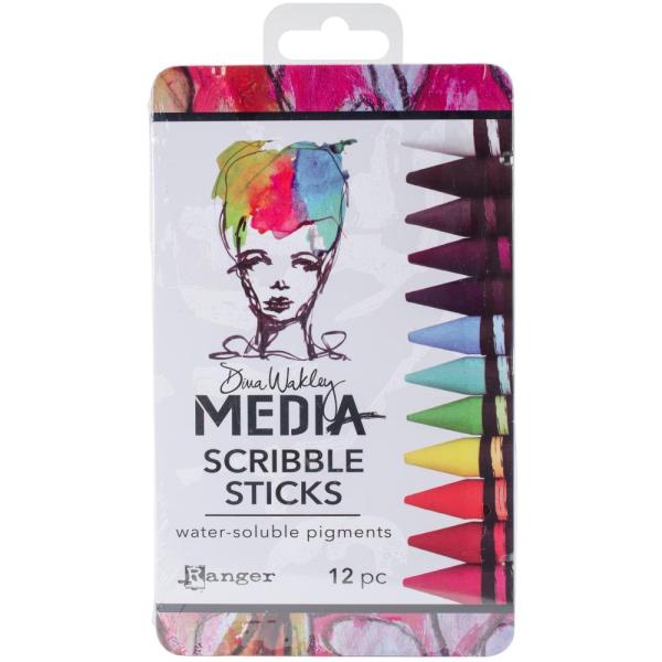 ❀ Dina Wakley Media Scribble Sticks #1 ❀