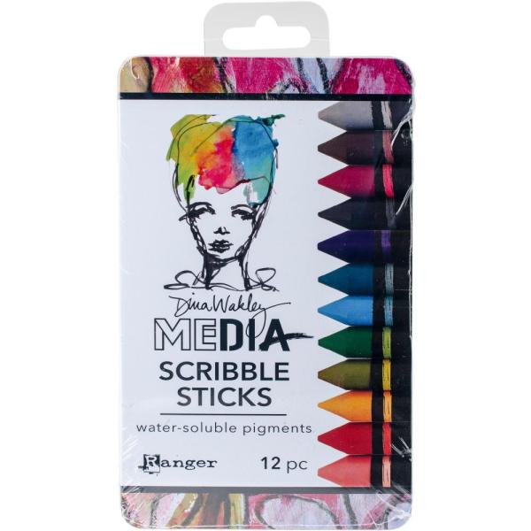 ❀ Dina Wakley Media Scribble Sticks #2 ❀