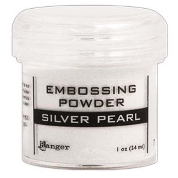 ✯Embossing Pulver Silver Pearl✯