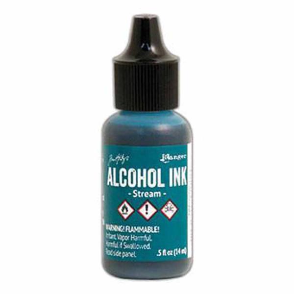 ✸Tim Holtz Alcohol Ink Stream✸